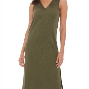 PAIGE Sage Sleeveless Tank Dress - Olive Medium